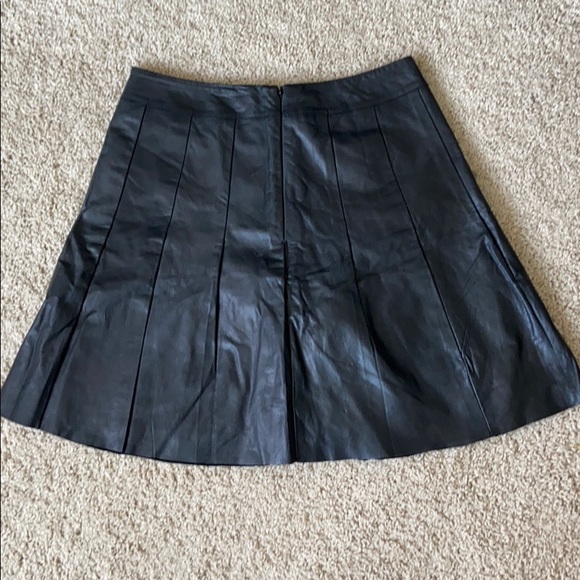 Black Leather Skirt - Picture 3 of 3